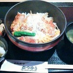 とんかつ かつゆう - 卵とじｶﾂ丼