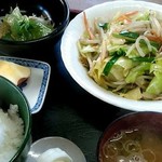 お花食堂　 - 野菜炒め定食