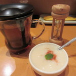 和菜 しば田 - 甘酒豆乳ゼリーと紅茶