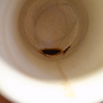 コーヒーボーイ - 本日の残渣は少なめ