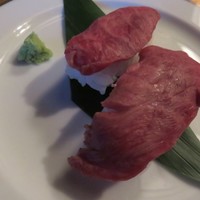 雪月花 彦根 - 近江牛赤身炙り握り寿司
