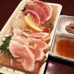 Tori Tetsu - 総州 紅楽美のたたき 特製肝ぽん酢