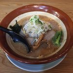 ラーメン マイアミ - 激ニンニクラーメン＋チャーシュートッピング