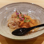 鮨 さかい - 噴火湾毛蟹と厚岸の塩水うに