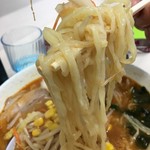 Aotake Uchi Ramen Kurihara - 味噌辛ラーメン麺