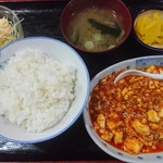 だるま食堂 - マーボ豆腐定食