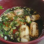 かぶらや - 鴨つくね汁