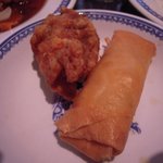 若鶏の唐揚げ・春巻き