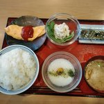 盛岡月が丘食堂 - 朝食セット（４００円）