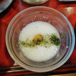 盛岡月が丘食堂 - とろろ＆うずらの卵黄
