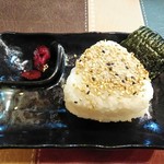 らぁめん 喰甲斐 - ランチタイムサービスおにぎり