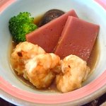 一層樓 - 浅井三姉妹ランチ　2000円　海老の蒸しもの