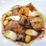 一層樓 - 浅井三姉妹ランチ　2000円　イトヨリ鯛のトウチソース