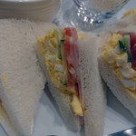 ファミーユ - モーニングのサンドイッチ