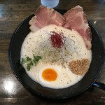 フカクサ製麺食堂 - おさかな鶏白湯 800円