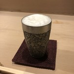 うを徳 - 一口生ビール　400円