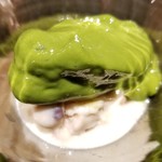 馳走 啐啄一十  - ○抹茶アイスと小豆アイスの二重奏