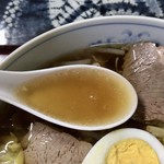 三吉食堂 - 五目ラーメン　スープアップ