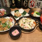 和えに - 中目黒/居酒屋/宴会/女子会/飲み会/接待/会食/和食/記念日/誕生日/日本酒/牡蠣/かき/うに/魚/合コン/パーティー/貸切/歓迎会/送別会/花見/桜