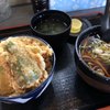 そば順 - 料理写真:タコ天丼とかけ蕎麦のセット