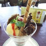 レストラン アバンティ - チョコブラウニーパフェ