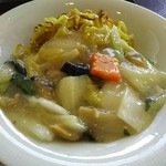 レストラン アバンティ - ランチのアサリ塩入焼きそば