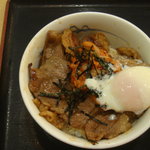 Matsuya - キムチカルビ丼３９０円＋半熟卵６０円