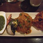 IndianRestaurant SONIA - 焼き物と揚げもの３種盛り