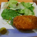 酒の大桝 - メンチカツ