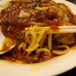 天海 - スタミナ冷やし カレー味（大・麺300g）…税込1000円