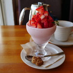 Ryu-my Cafe - 苺のヨーグルトムース