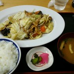 パンダ食堂 - 野菜炒め定食900円（税込）