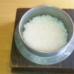 かま炊きめしや こめ太郎 - コシヒカリ御膳の一人釜