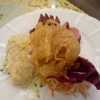 状元樓 横浜中華街本店 - 前菜三種盛り。結構ボリュームが多いです