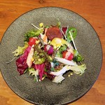 裏参道牛肉店 - サラダです。