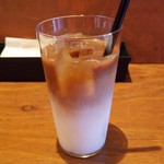 裏参道牛肉店 - アイスカフェオレです。