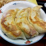 一圓 - ジャンボ餃子　　でかさは相変わらずです