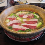 比良山荘 - 猪鍋