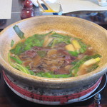 比良山荘 - 茸鍋