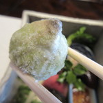 比良山荘 - 先ずは、揚げたて蕗のとう