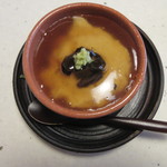 比良山荘 - 鯉の白子蒸し