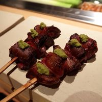 不二楼 - 塩レバーを山葵で