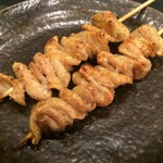 和鶏屋 - H.29.12.8.夜 皮(塩) @140円