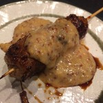 和鶏屋 - H.29.12.8.夜 つくねハニーマスタード @190円
