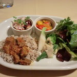 ナチュラルダイエットレストラン NODO - 野菜たっぷり本日のワンプレート、353kcal