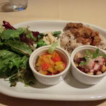 ナチュラルダイエットレストラン NODO - 野菜たっぷり本日のワンプレート、353kcal,