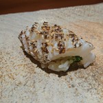 天寿し - 鯛(砂ずり)