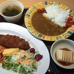 江東下町食堂 - カツカレーデラックス\530