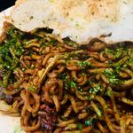 演歌 - 目玉焼き焼きそば（大盛）...350円