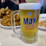 원조신포닭강정 - ビール(メクチュ)500cc3000ウォン